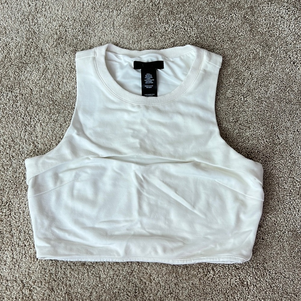 Offwhite crop top